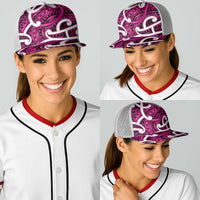 Aotearoa Maori Kowhaiwhai Baseball Net Cap Mawhero Puhoro and Patiki