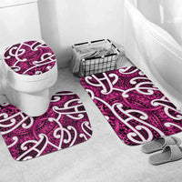 Aotearoa Maori Kowhaiwhai Bathroom Set Mawhero Puhoro and Patiki