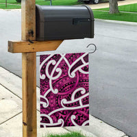 Aotearoa Maori Kowhaiwhai Garden Flag Mawhero Puhoro and Patiki