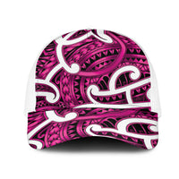 Aotearoa Maori Kowhaiwhai Mesh Trucker Cap Mawhero Puhoro and Patiki
