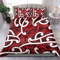 Aotearoa Maori Kowhaiwhai Bedding Set Whero Puhoro and Patiki