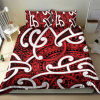 Aotearoa Maori Kowhaiwhai Bedding Set Whero Puhoro and Patiki