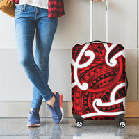 Aotearoa Maori Kowhaiwhai Luggage Cover Whero Puhoro and Patiki