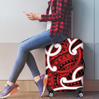 Aotearoa Maori Kowhaiwhai Luggage Cover Whero Puhoro and Patiki