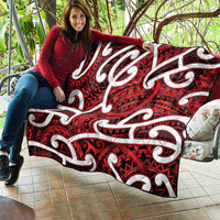 Aotearoa Maori Kowhaiwhai Quilt Whero Puhoro and Patiki LT9 - Polynesian Pride