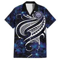 Micronesia Constitution Day Family Matching Long Sleeve Bodycon Dress and Hawaiian Shirt Since 1979 with Polynesian Hibiscus Pattern LT9 Dad's Shirt - Short Sleeve Blue - Polynesian Pride