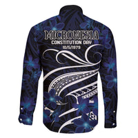 Micronesia Constitution Day Family Matching Puletasi and Hawaiian Shirt Since 1979 with Polynesian Hibiscus Pattern