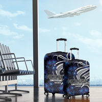 Micronesia Constitution Day Luggage Cover Since 1979 with Polynesian Hibiscus Pattern LT9 - Polynesian Pride