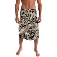 Polynesian Shark Tribal Tattoo Lavalava Beige Style LT9 Beige - Polynesian Pride