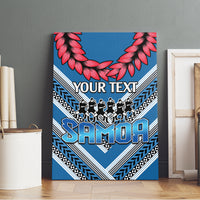 Custom Manuma Samoa Rugby Canvas Wall Art Ula fala Samoan Siva Tau Tribal LT9 - Polynesian Pride