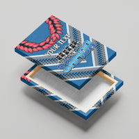 Custom Manuma Samoa Rugby Canvas Wall Art Ula fala Samoan Siva Tau Tribal LT9 - Polynesian Pride