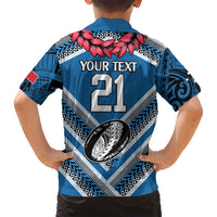 Custom Manuma Samoa Rugby Hawaiian Shirt Ula fala Samoan Siva Tau Tribal LT9 - Polynesian Pride