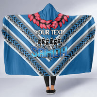 Custom Manuma Samoa Rugby Hooded Blanket Ula fala Samoan Siva Tau Tribal LT9 - Polynesian Pride