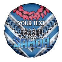 Custom Manuma Samoa Rugby Spare Tire Cover Ula fala Samoan Siva Tau Tribal