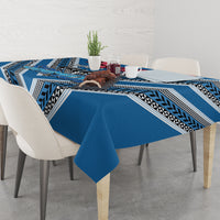 Custom Manuma Samoa Rugby Tablecloth Ula fala Samoan Siva Tau Tribal
