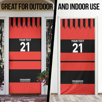 New Zealand Rugby Pacific Custom Door Cover Whatumoana Classic Retro 2025 - Polynesian Pride