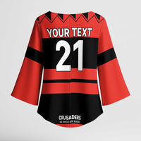 New Zealand Rugby Pacific Custom Kimono Sleeve Blouse Whatumoana Classic Retro 2025 - Polynesian Pride