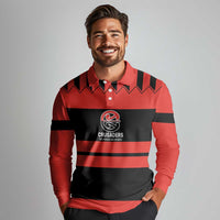 New Zealand Rugby Pacific Custom Long Sleeve Polo Shirt Whatumoana Classic Retro 2025