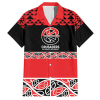 New Zealand Rugby Pacific Custom Hawaiian Shirt Whatumoana Maori Kowhaiwhai Pattern