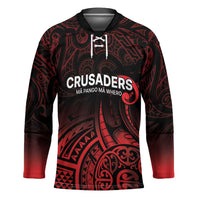 New Zealand Rugby Pacific Custom Hockey Jersey Whatumoana Maori Tribal Tattoo - Polynesian Pride
