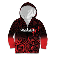 New Zealand Rugby Pacific Custom Kid Hoodie Whatumoana Maori Tribal Tattoo
