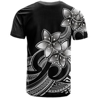 Polynesian Pride Plumeria Flowers T Shirt Polynesian Tribal White Vibe LT9 - Polynesian Pride