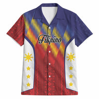 Personalized Philippines Eight Rays Sun Hawaiian Shirt Traditional Filipino Igorot Pattern Motif