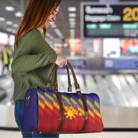 Personalized Philippines Eight Rays Sun Travel Bag Traditional Filipino Igorot Pattern Motif