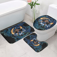 Samoa Siva Afi Bathroom Set Fireknife Fire Dance Pacific Tribal Motif