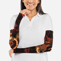 Samoa Siva Afi Dance Fireknife Arm Sleeves Polynesian Heritage Fire Dance