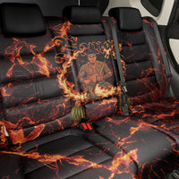 Samoa Siva Afi Dance Fireknife Back Car Seat Cover Polynesian Heritage Fire Dance