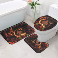 Samoa Siva Afi Dance Fireknife Bathroom Set Polynesian Heritage Fire Dance