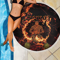 Samoa Siva Afi Dance Fireknife Beach Blanket Polynesian Heritage Fire Dance
