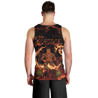 Samoa Siva Afi Dance Fireknife Men Tank Top Polynesian Heritage Fire Dance