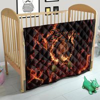 Samoa Siva Afi Dance Fireknife Quilt Polynesian Heritage Fire Dance
