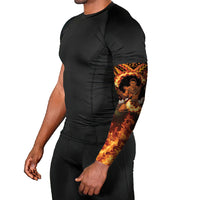 Samoa Siva Afi Dance Fireknife Arm Sleeves Samoan Tribal Motif Dancing in the Fire
