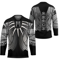Samoan Ula Nifo Afi Tribal Hockey Jersey Polynesian Pattern