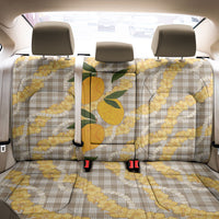 Maku'e Hawaiian Mango Palaka Back Car Seat Cover Aloha Hibiscus Pikake Lei