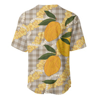Maku'e Hawaiian Mango Palaka Baseball Jersey Aloha Hibiscus Pikake Lei