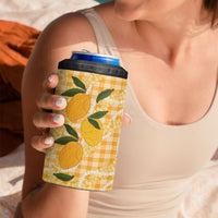 Alani Hawaiian Mango Palaka 4 in 1 Can Cooler Tumbler Aloha Hibiscus Pikake Lei