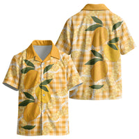 Alani Hawaiian Mango Palaka Kid Hawaiian Shirt Aloha Hibiscus Pikake Lei