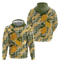 Uliuli Ahiahia Hawaiian Mango Palaka Hoodie Aloha Hibiscus Pikake Lei
