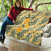 Uliuli Ahiahia Hawaiian Mango Palaka Quilt Aloha Hibiscus Pikake Lei