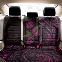 Hawaiian Mango Tribal Tattoo Back Car Seat Cover Pink Pacific Traditional Pattern