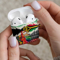 Personalised Vanuatu Joyeux Noel AirPods Case Proud To Be a Ni-Van Sand Drawing Art - Polynesian Pride