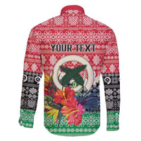 Personalised Vanuatu Joyeux Noel Family Matching Mermaid Dress and Hawaiian Shirt Proud To Be a Ni-Van Sand Drawing Art - Polynesian Pride