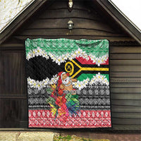 Personalised Vanuatu Joyeux Noel Quilt Proud To Be a Ni-Van Sand Drawing Art - Polynesian Pride