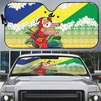 Personalised Malampa Joyeux Noel Auto Sun Shade Proud To Be a Ni-Van Sand Drawing Art - Polynesian Pride