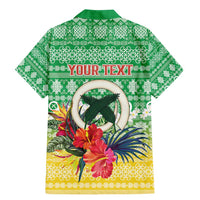 Personalised Malampa Joyeux Noel Family Matching Mermaid Dress and Hawaiian Shirt Proud To Be a Ni-Van Sand Drawing Art - Polynesian Pride