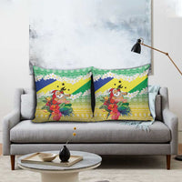 Personalised Malampa Joyeux Noel Pillow Cover Proud To Be a Ni-Van Sand Drawing Art - Polynesian Pride